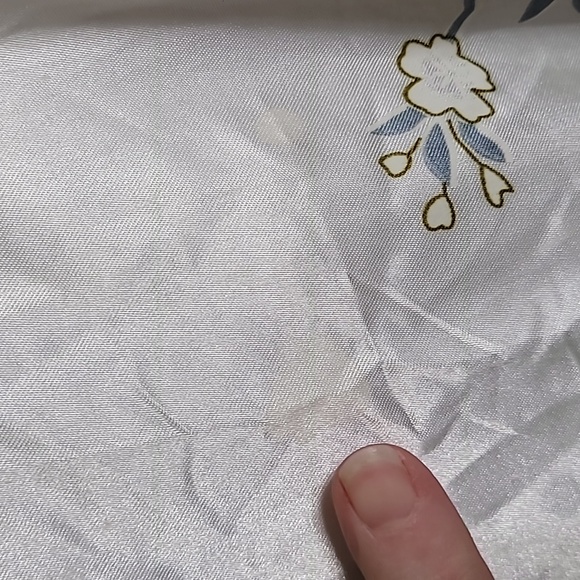 Sam Well O/S Silk Multicolored Print Kimono Robe - Picture 3 of 10